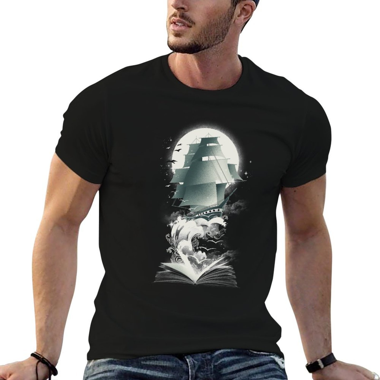 Outdoor Adventure Books - Book of Adventures T-shirt Outdoor Work