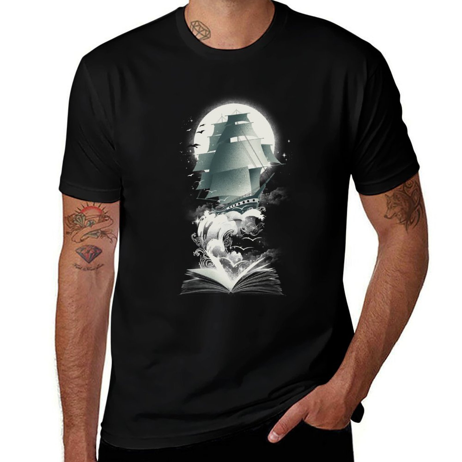 Outdoor Adventure Books - Book of Adventures T-shirt Vakantie Outdoor
