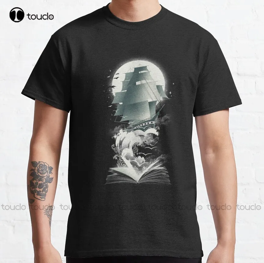 Outdoor Adventure Books - Book Of Adventures Klassiek T-shirt Zwart