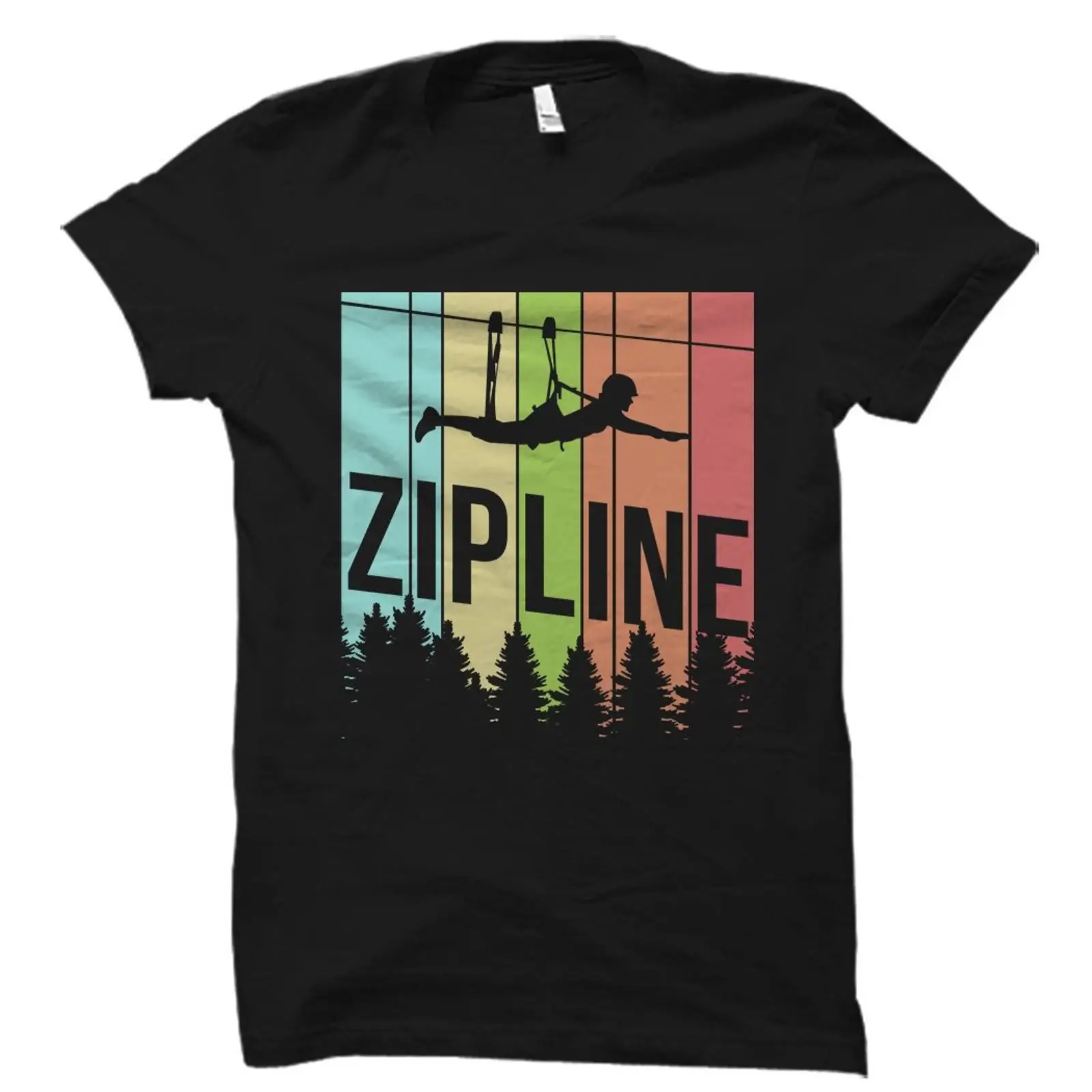Vintage Retro Zipline T-shirt  - Outdoor Adventure Ziplines & Waterfall recensie en prijs